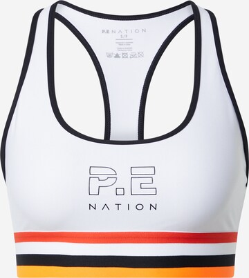 P.E Nation Bustier BH in Wit: voorkant