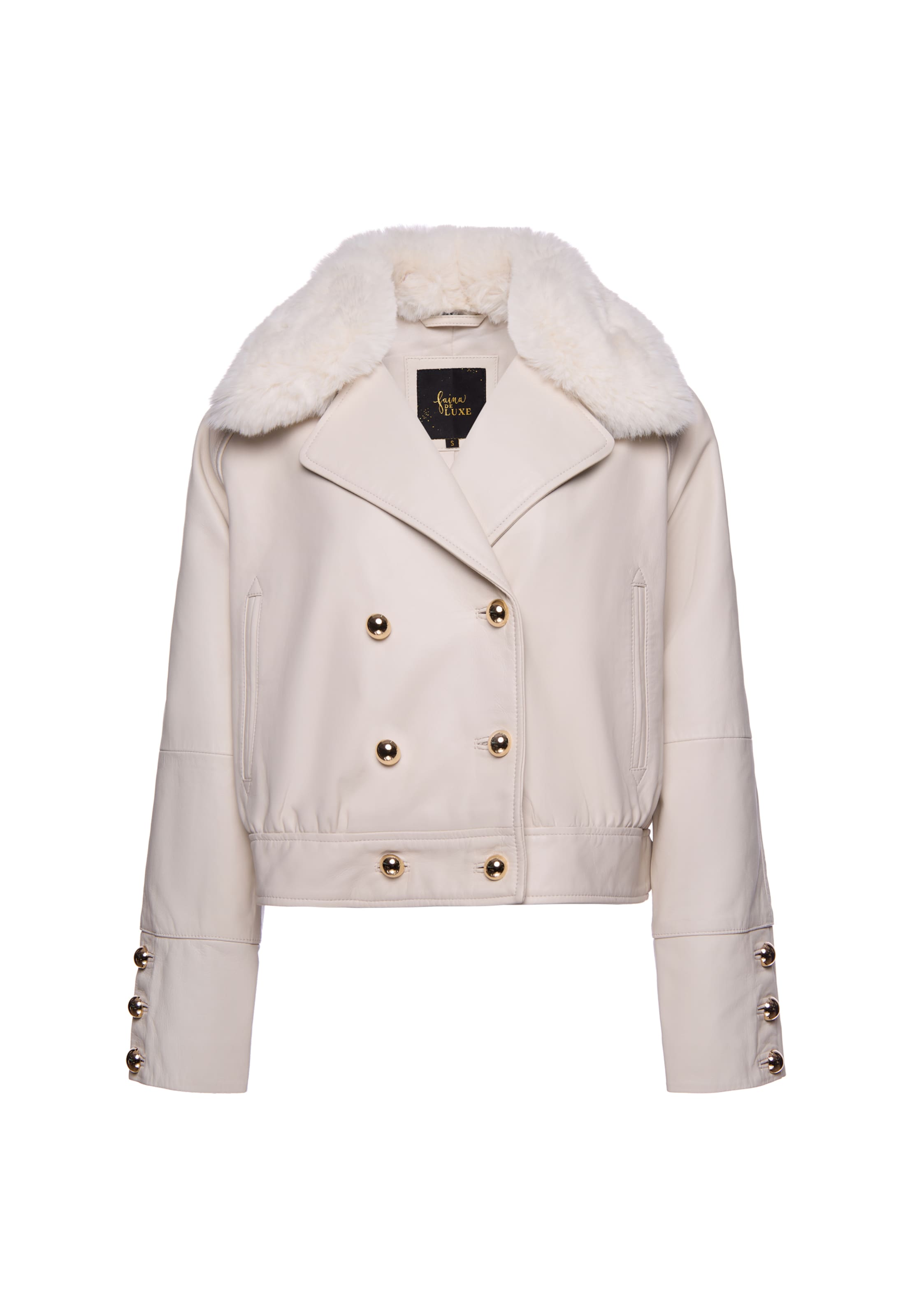 Veste mi-saison faina en blanc : devant