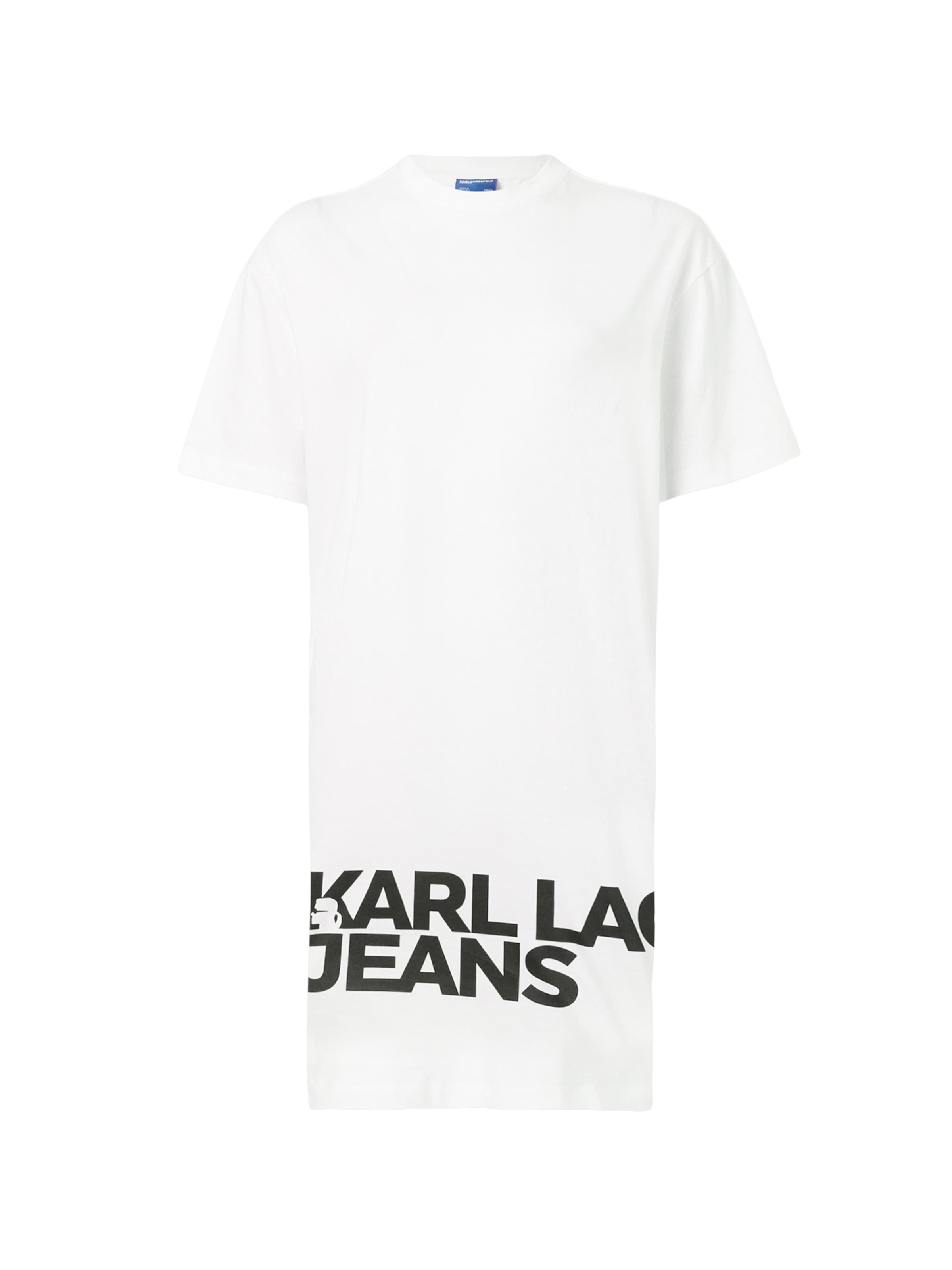 KARL LAGERFELD JEANS Платье в Белый: спереди