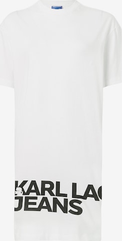 KARL LAGERFELD JEANS Dress in White: front