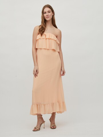 VILA Summer dress 'Emele' in Orange