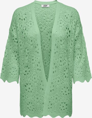 JDY Knit Cardigan 'Natascha' in Green: front