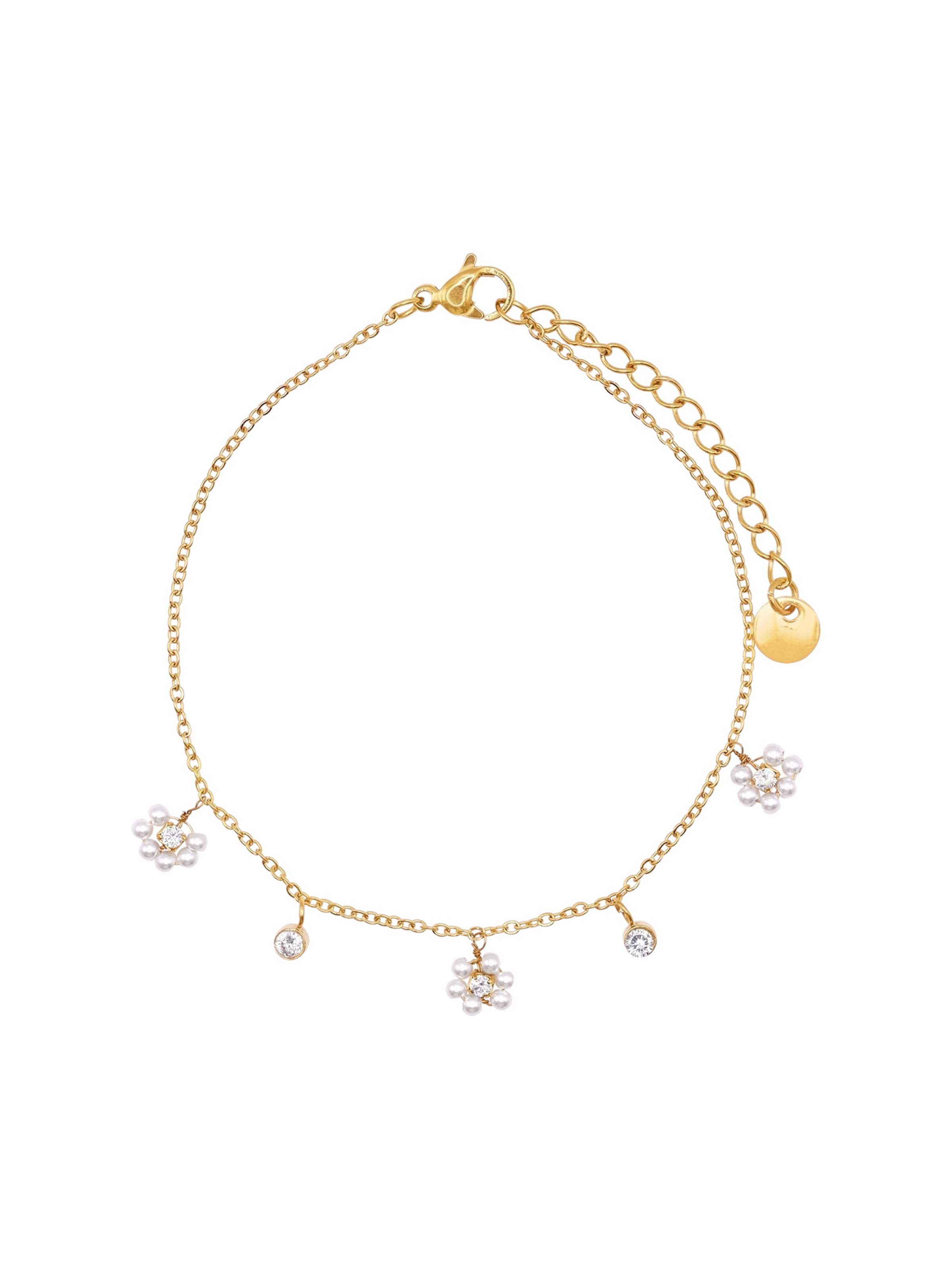 Heideman Bracelet en or / blanc, Vue avec produit