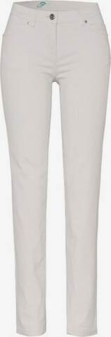 TONI Slim fit Pants in Grey: front