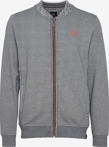 FQ1924 Zip-Up Hoodie 'Thore' in Blue: front