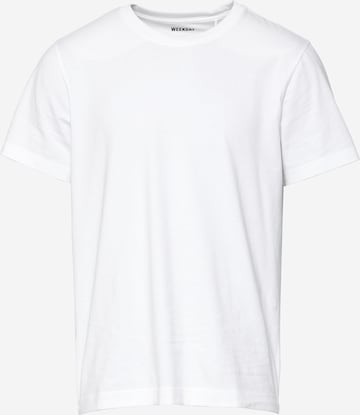 WEEKDAY T-shirt i vit: framsida