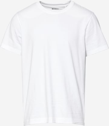 WEEKDAY Shirt in Wit: voorkant