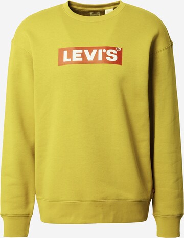 Sweat-shirt 'Relaxd Graphic Crew' LEVI'S ® en jaune : devant
