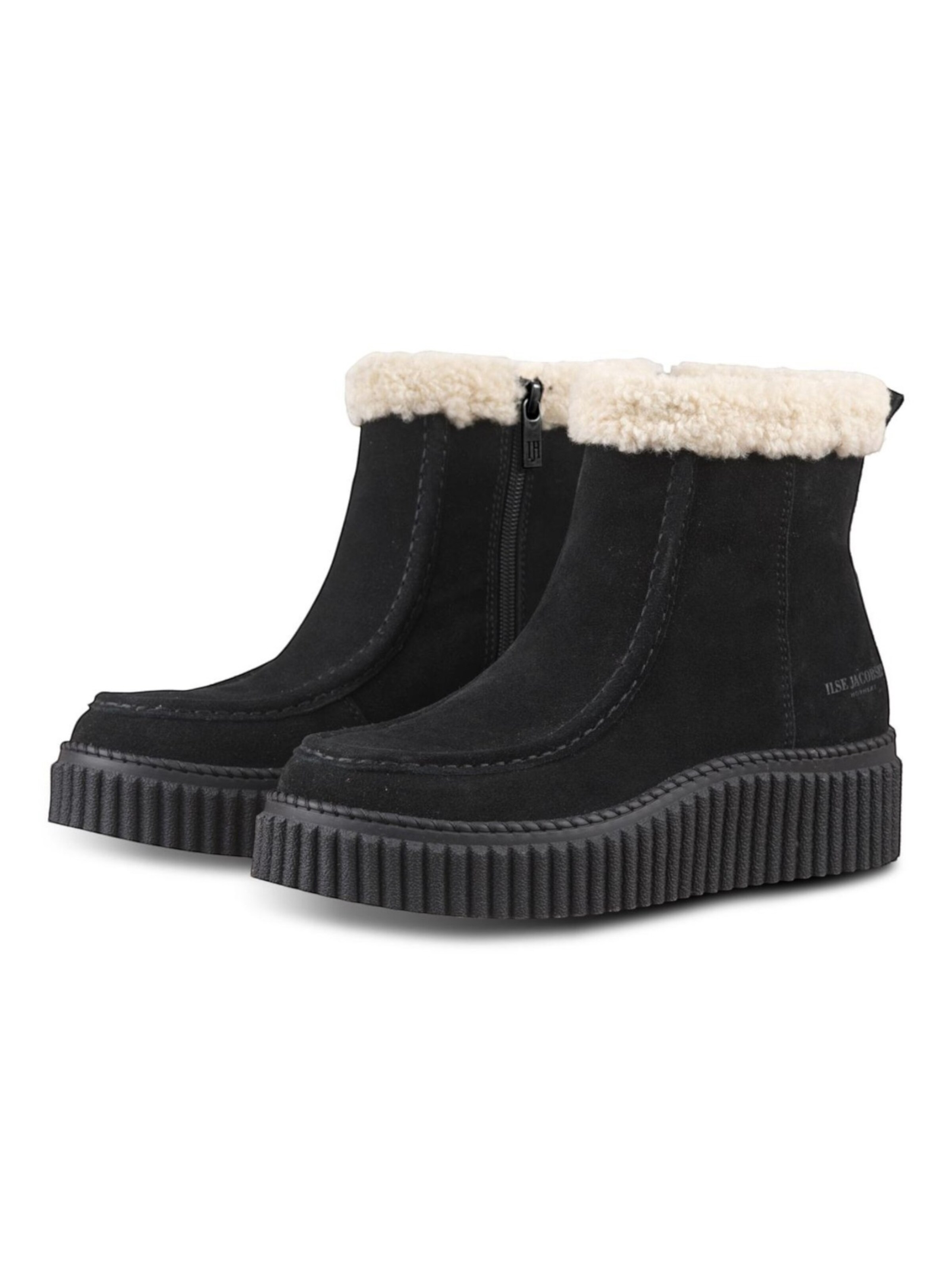 ILSE JACOBSEN Boots '01' in Zwart