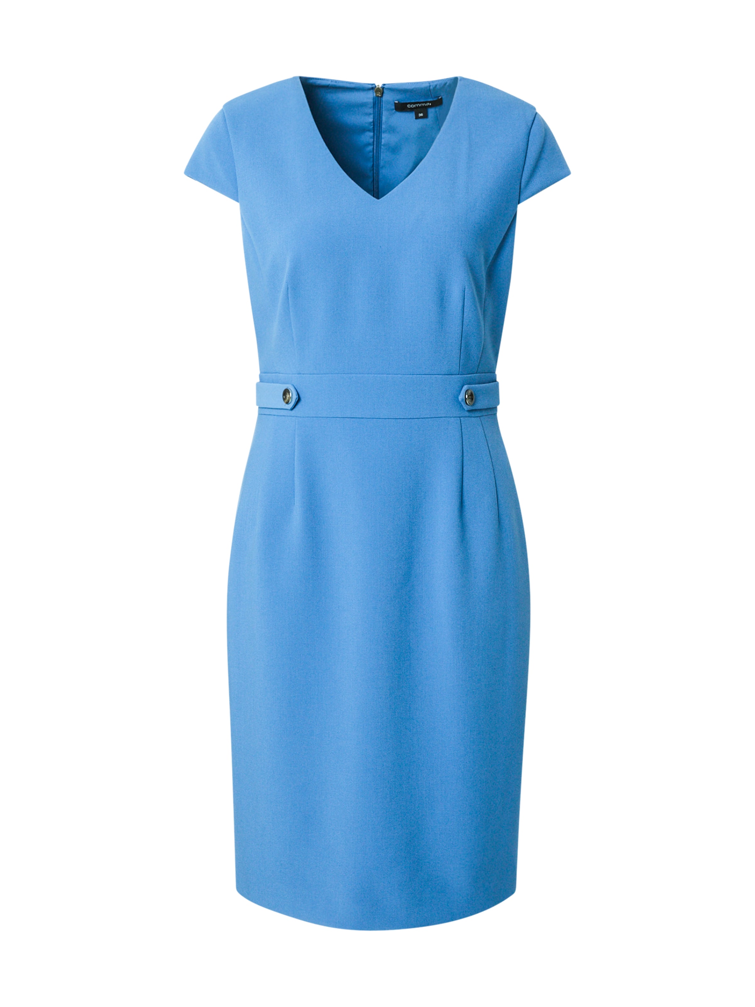 COMMA Etuikleid in Blau: Vorderseite