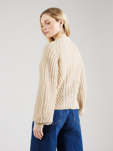 MSCH COPENHAGEN Knit Cardigan 'Inesse Heidi' in Beige