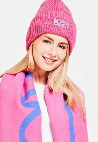 SAMAYA Beanie 'Love' in Pink: front