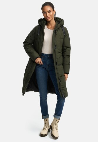 Cappotto invernale di MARIKOO in verde: frontale