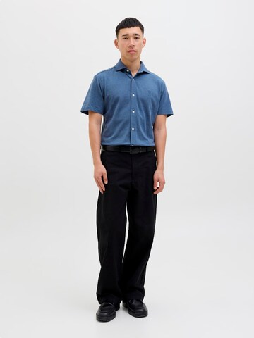 Jack & Jones Premium Slim fit Button Up Shirt 'JPRBLALANCE' in Blue