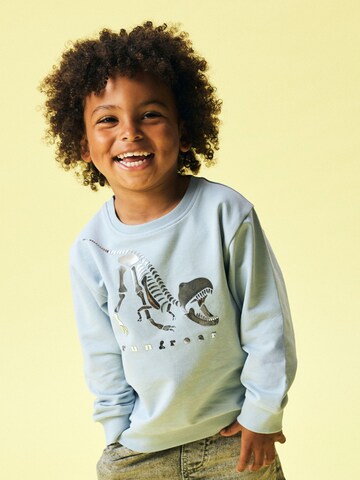 Sweat NAME IT en bleu : devant