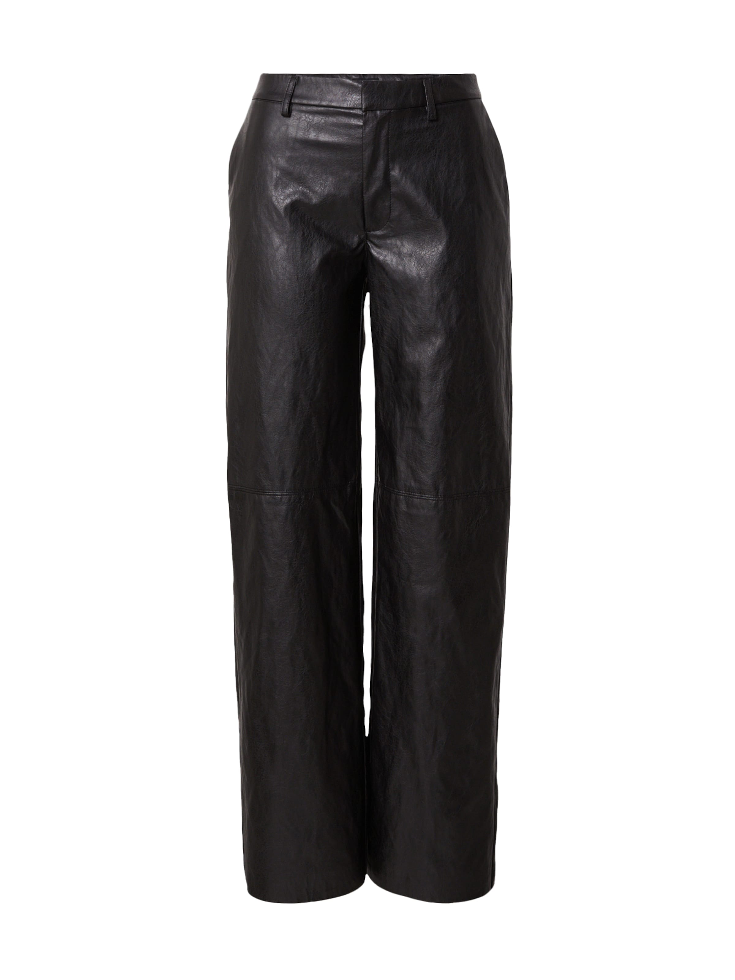 Lindex Regular Pants 'Margaret' in Black: front