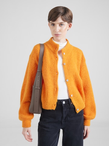 AMERICAN VINTAGE - Cárdigan 'EAST' en naranja: frente