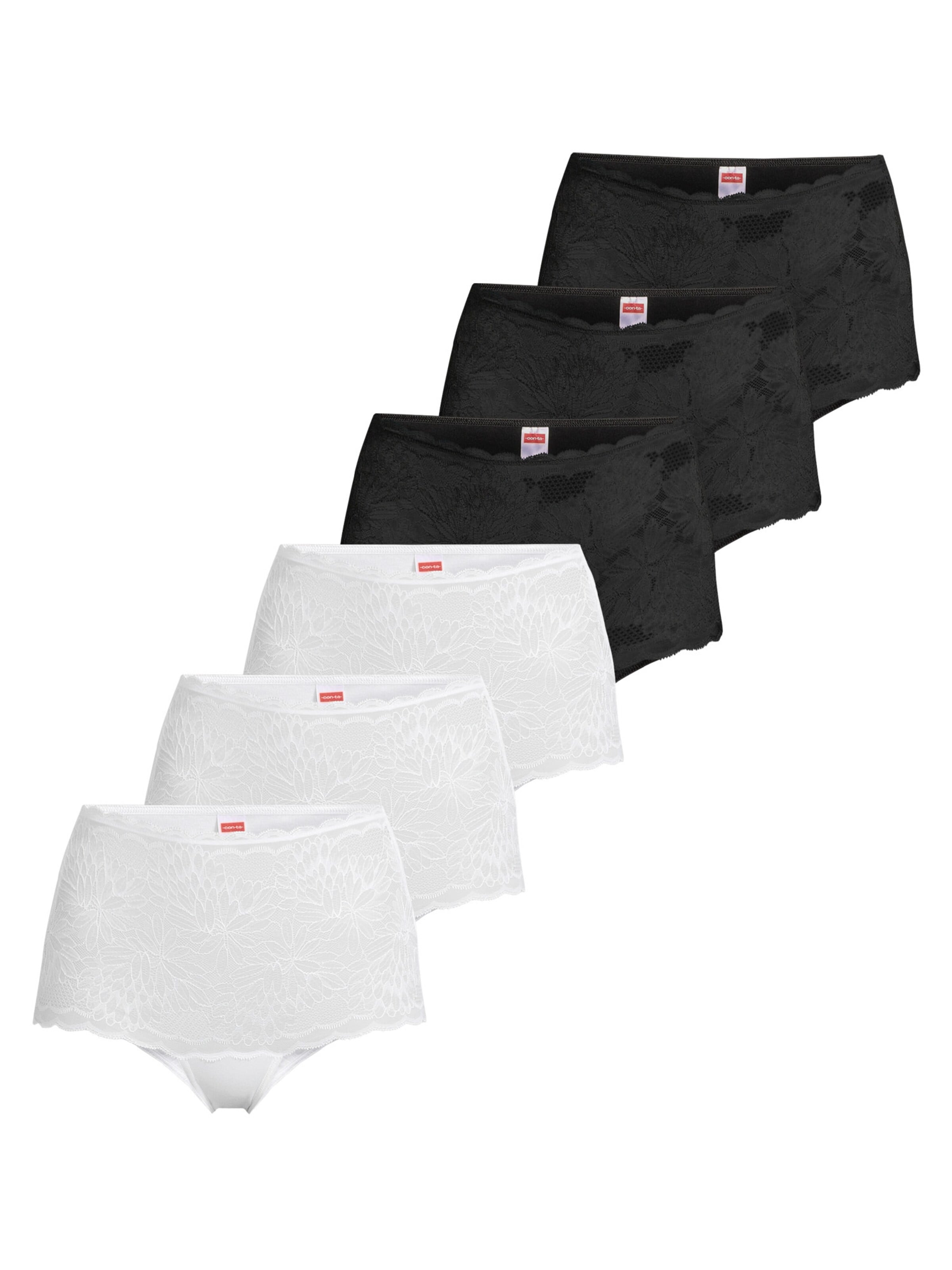 CON-TA Boyshorts 'Modal' in Black: front