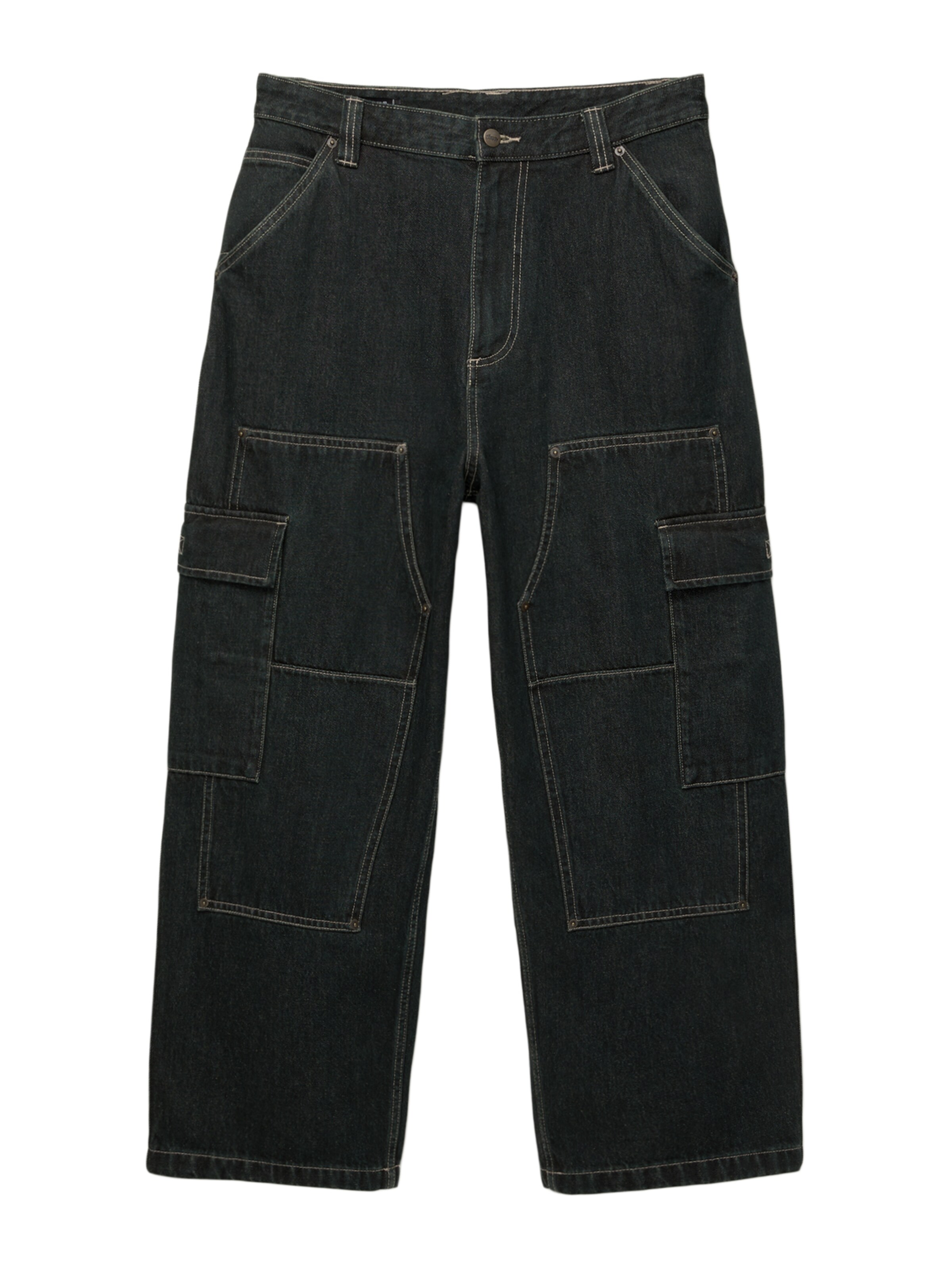 Pull&Bear Džíny s kapsami - černá, Produkt