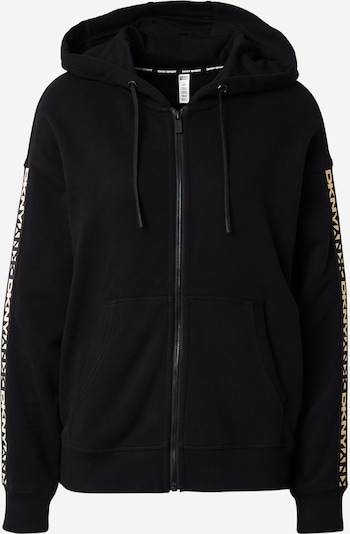 DKNY Performance Sportski gornji dio trenirke u pijesak / crna, Pregled proizvoda