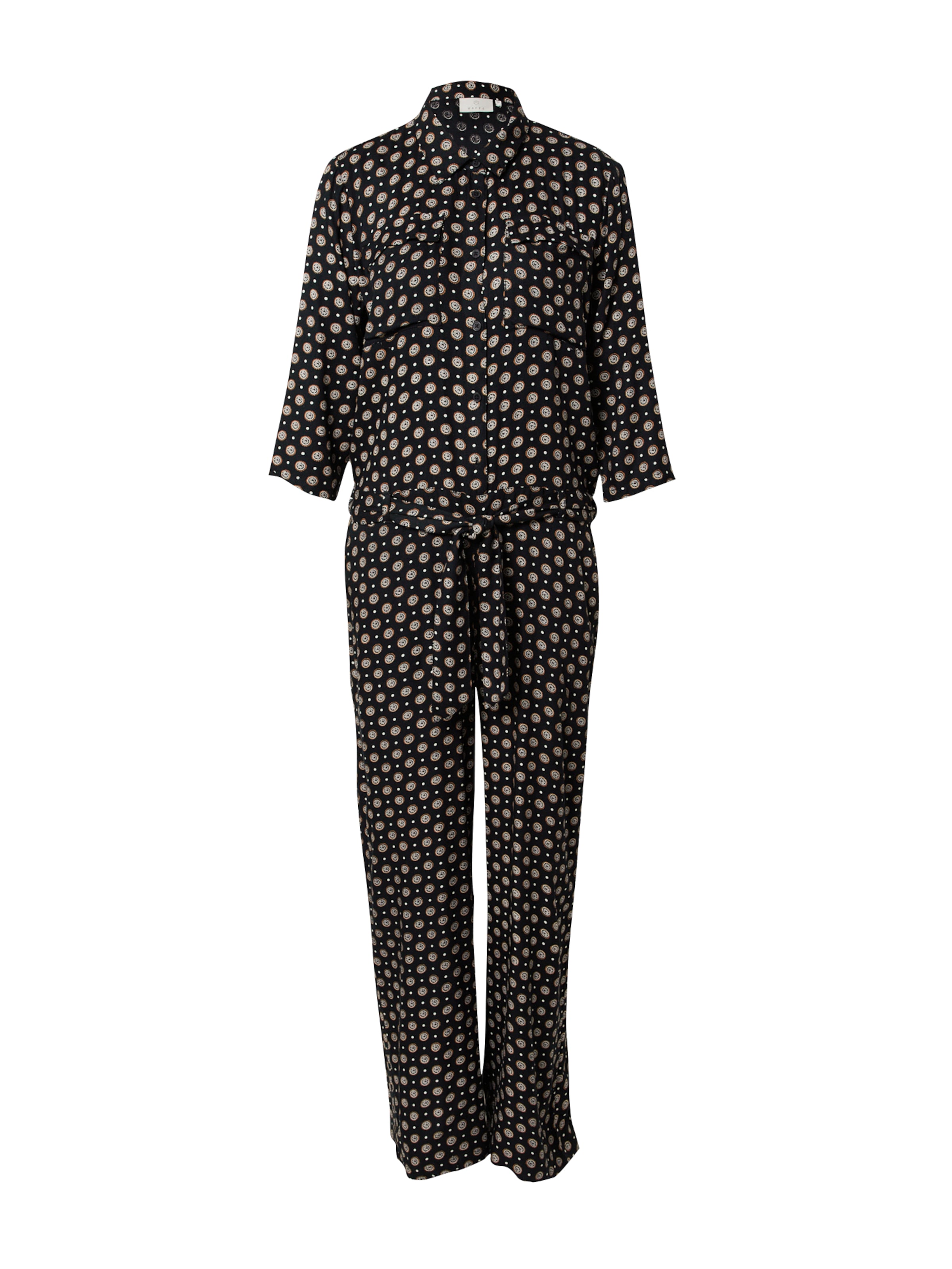 Kaffe Jumpsuit 'Rutie' i svart: framsida