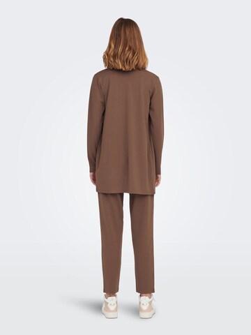 JDY Regular Pleat-Front Pants 'Anna Catia' in Brown