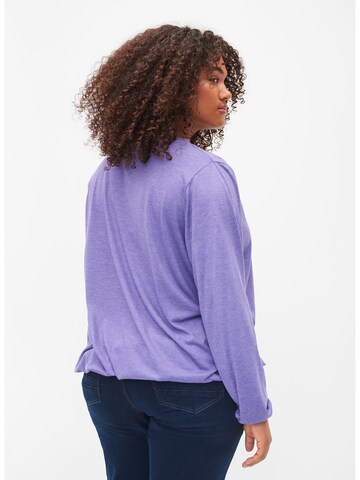 Zizzi Blouse 'VLONE' in Purple