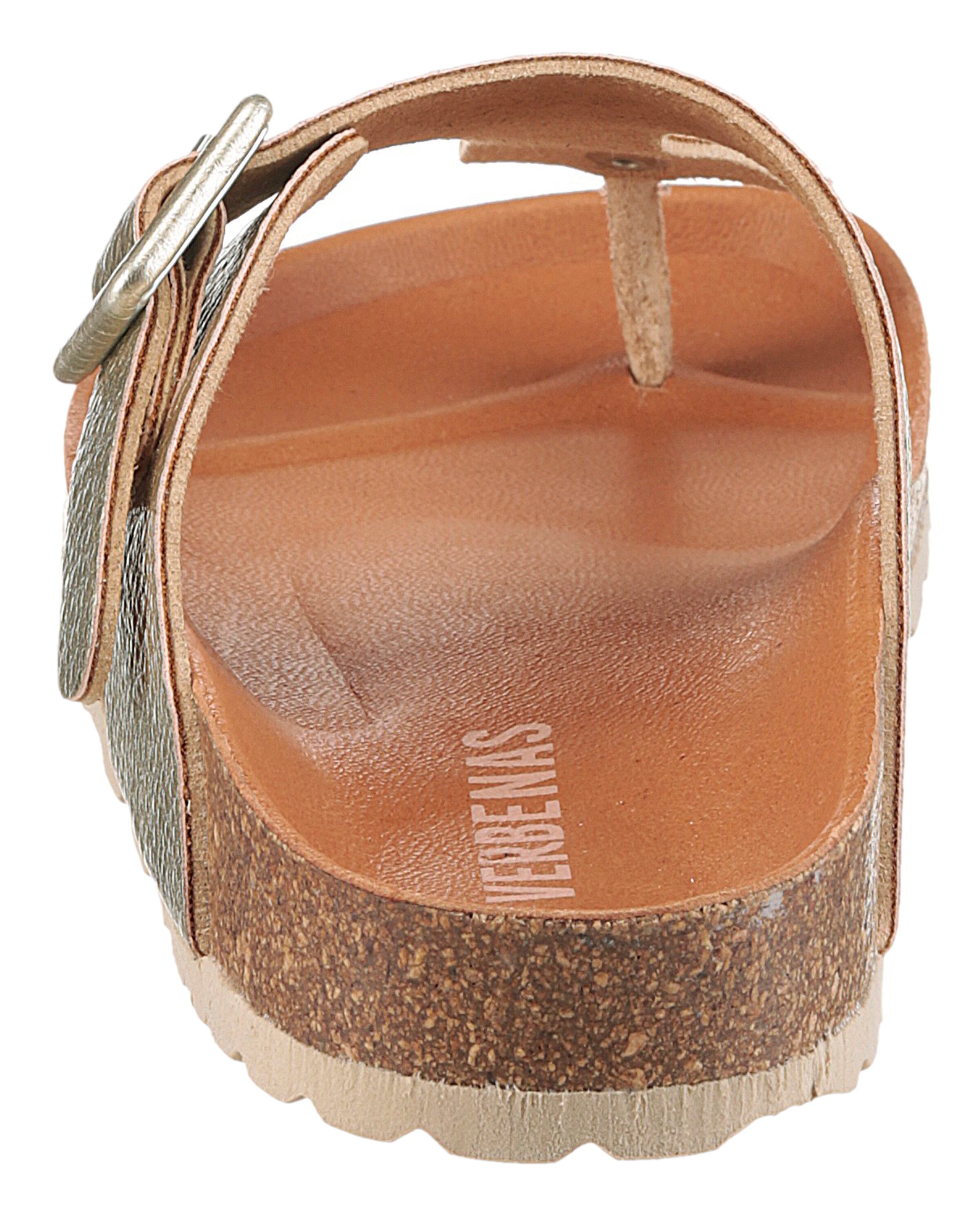 VERBENAS T-Bar Sandals in Gold