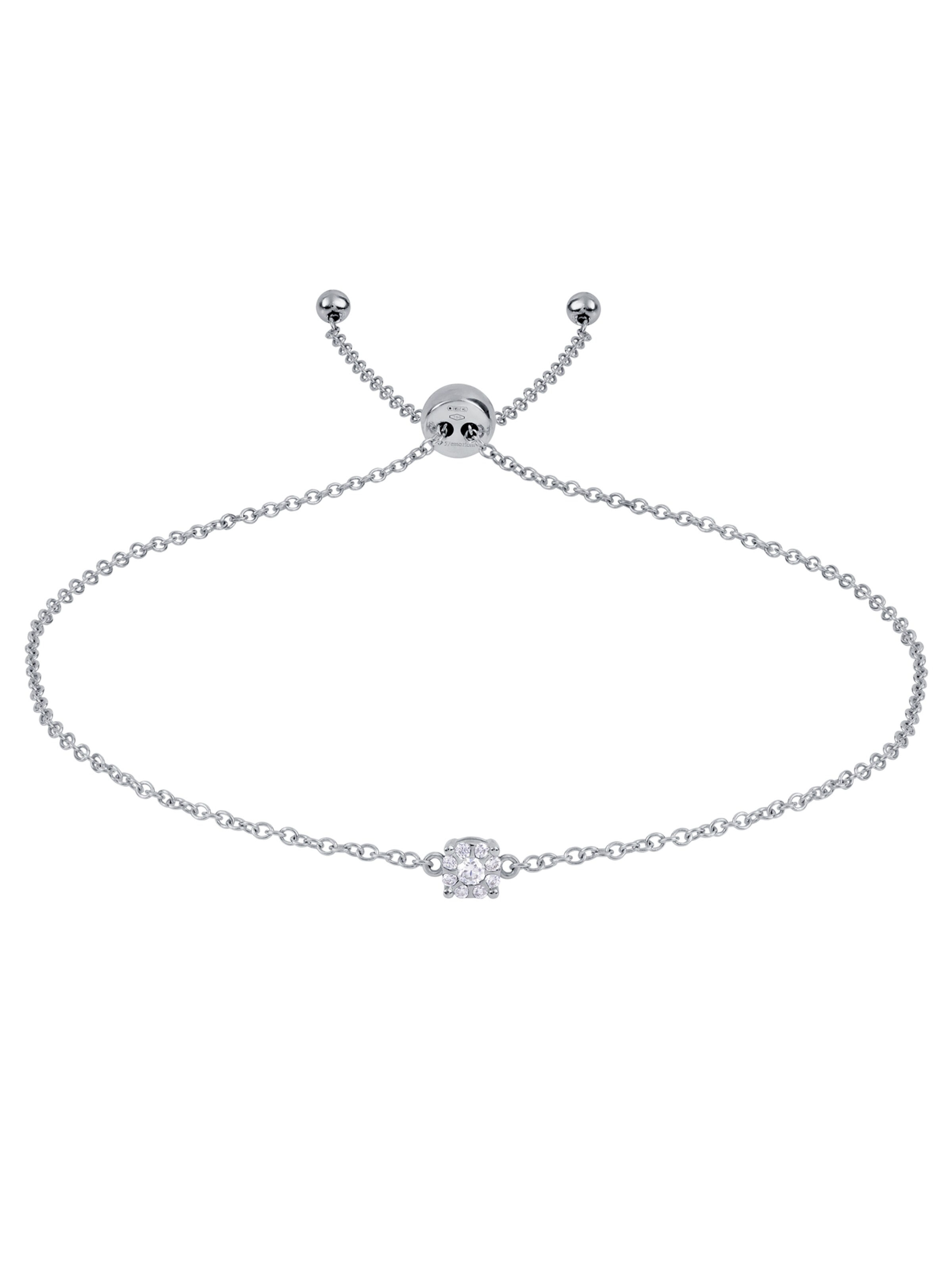 57emozioni Bracelet 'Diamond' in Silver: front