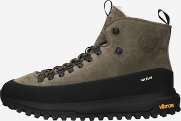 BLACKSTONE Lace-up boots 'V-Markhah - CG021' in Green: front