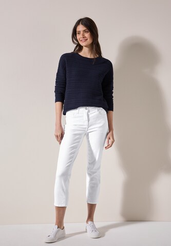 CECIL Slimfit 3/4 Jeans in Weiß