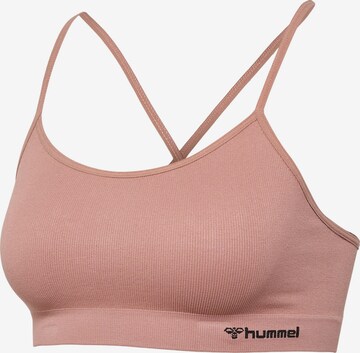 Hummel - Soutien Bustier Soutien de desporto 'Juno' em rosa