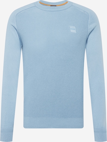 BOSS Orange Sweater 'Kesom' in Blue: front