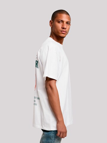 T-Shirt 'Pasta Lover' F4NT4STIC en blanc