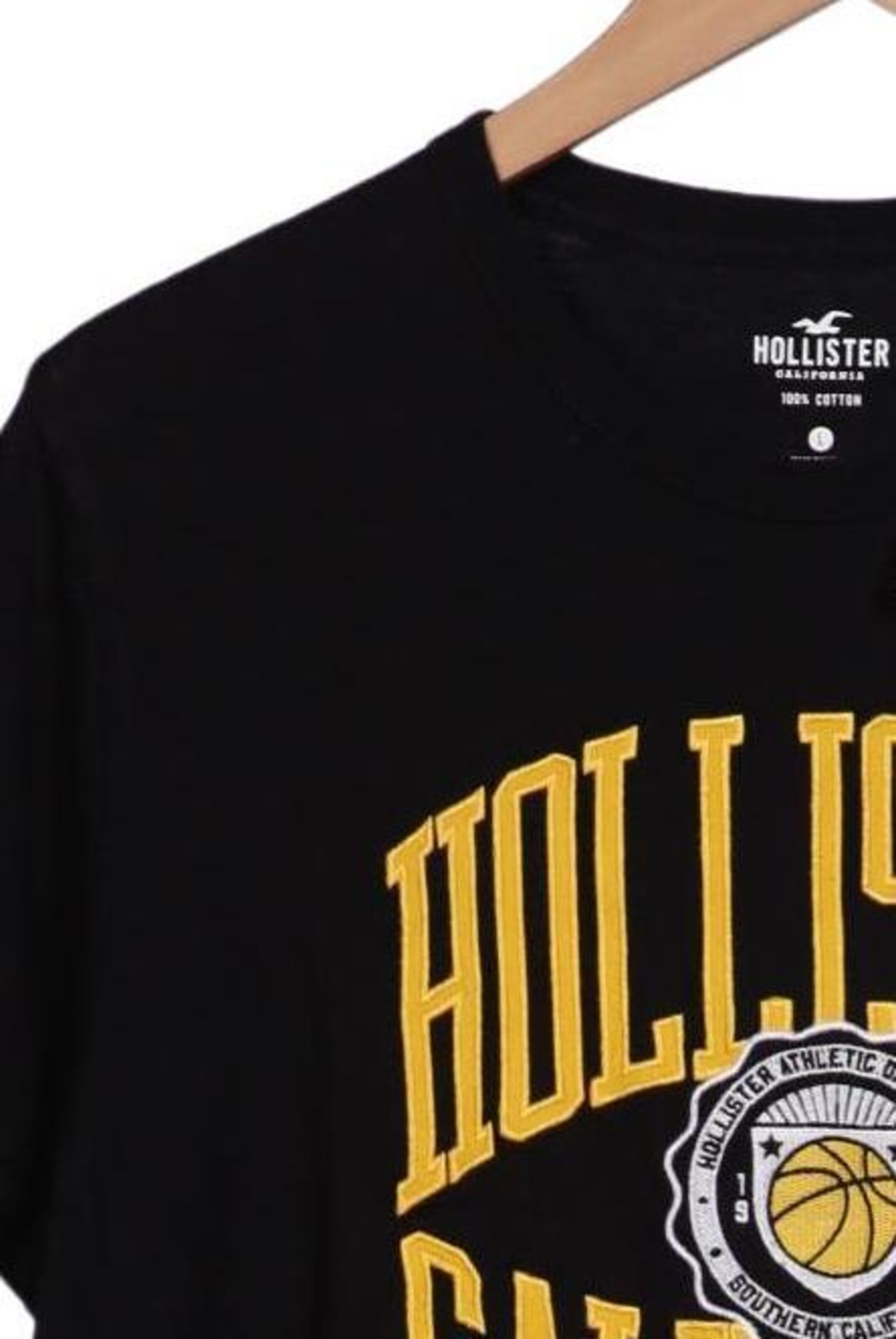 HOLLISTER Shirt in L in Black