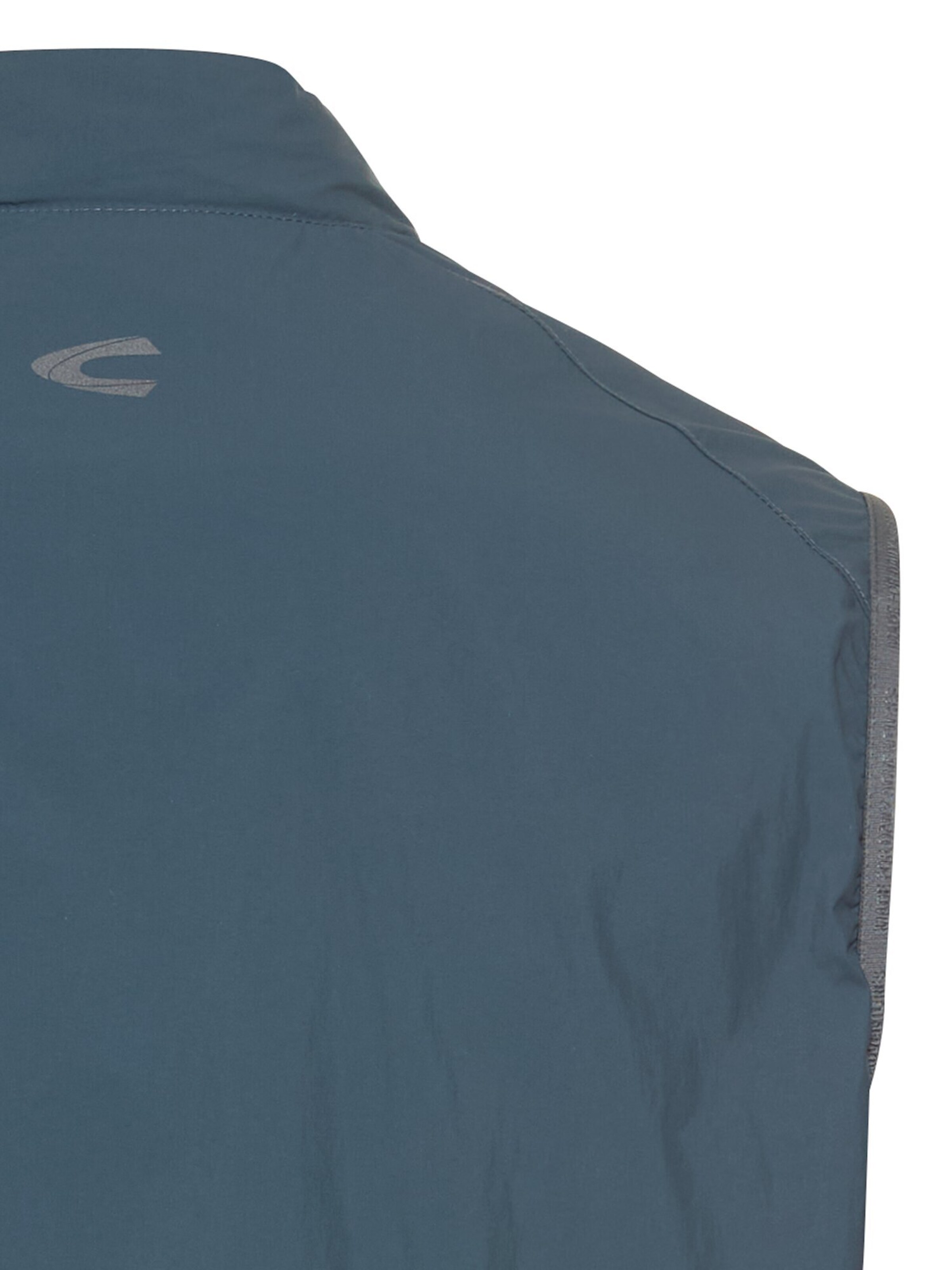 CAMEL ACTIVE Leichte einrollbare Weste mit Funktionstaschen in Blau