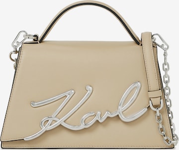 Sacs à main Karl Lagerfeld en beige : devant
