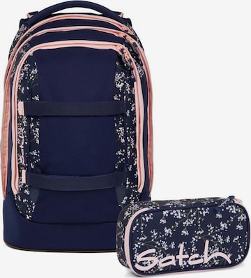 Satch Rucksack in Blau: Vorderseite