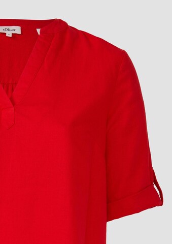 Chemisier s.Oliver en rouge