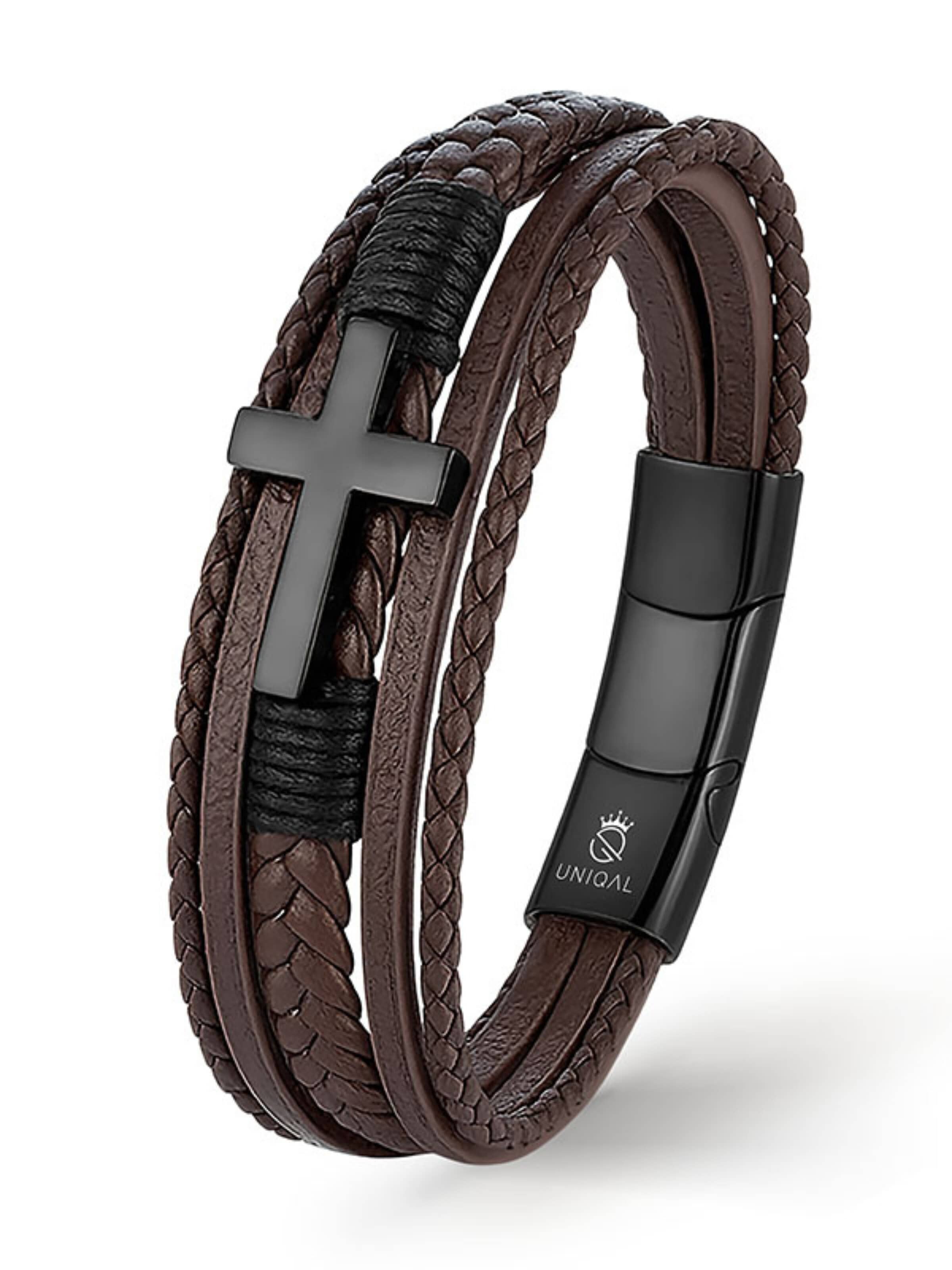 UNIQAL Bracelet 'HEAVEN' in Brown: front