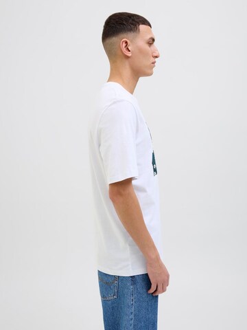JACK & JONES - Camiseta 'HAWAII' en blanco
