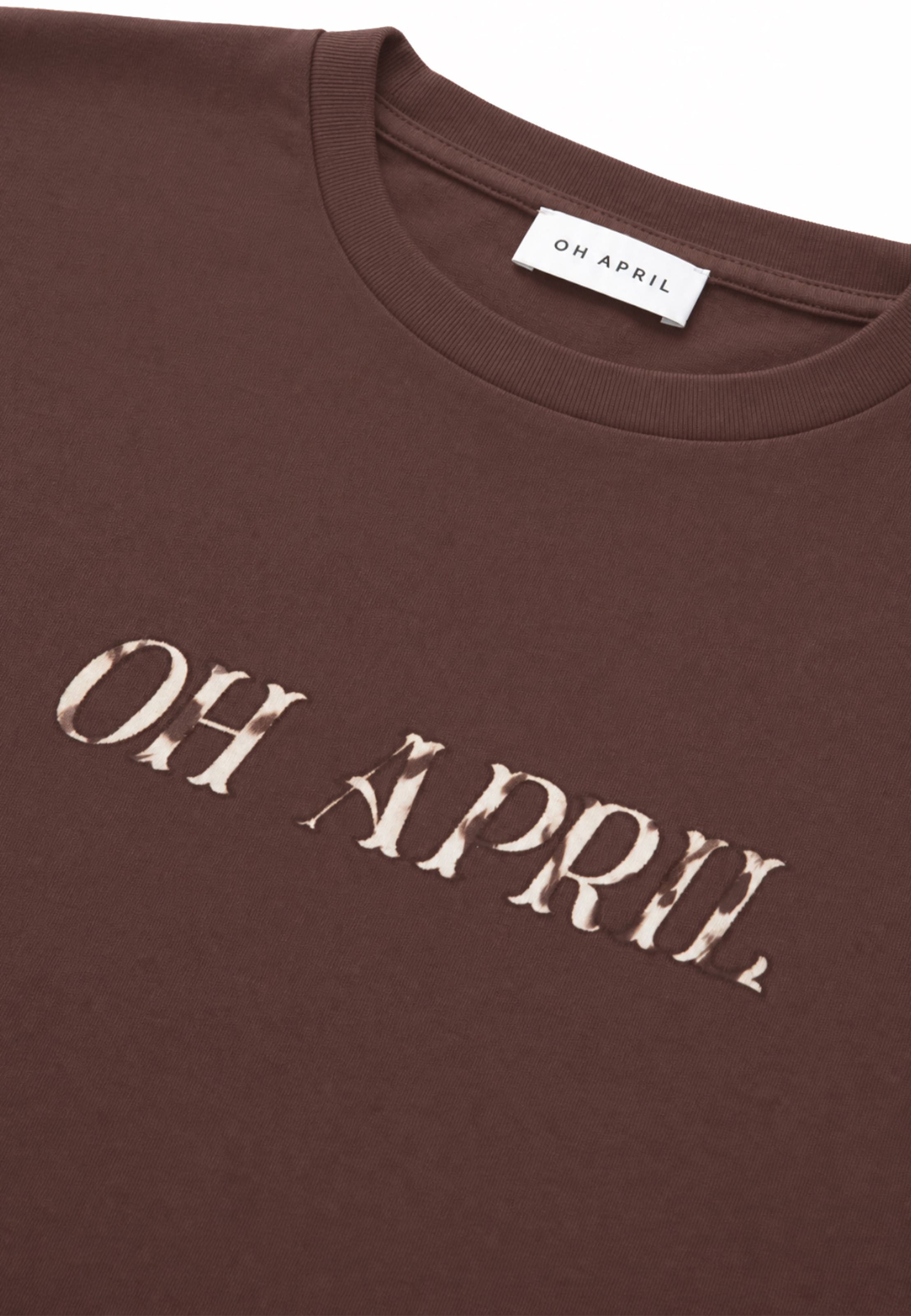 OH APRIL Shirt 'Cow' in Brown