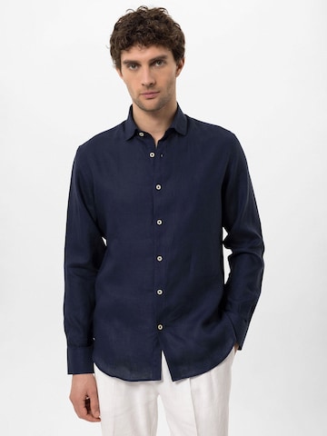 Antioch - Ajuste regular Camisa en azul: frente