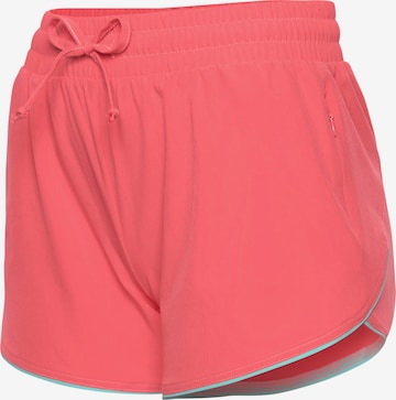 LASCANA ACTIVE Regularen Športne hlače | roza barva