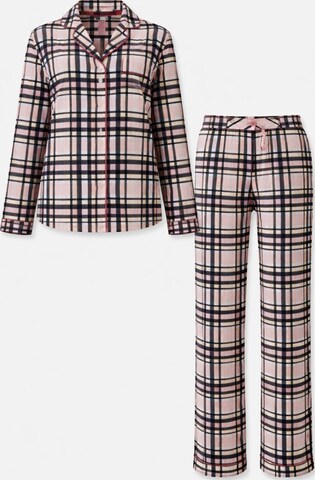 Pigiama 'Leafletic Women’s Night Wear Long set' di LEAFLETIC in beige: frontale