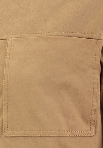 Coupe regular Chemise ' BORDER ' Key Largo en beige