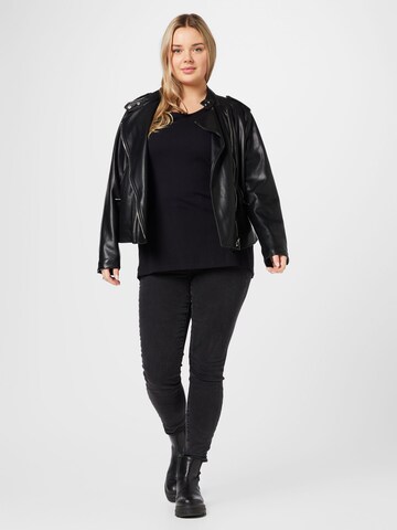 Ragwear Plus T-Shirt 'MINTT' in Schwarz