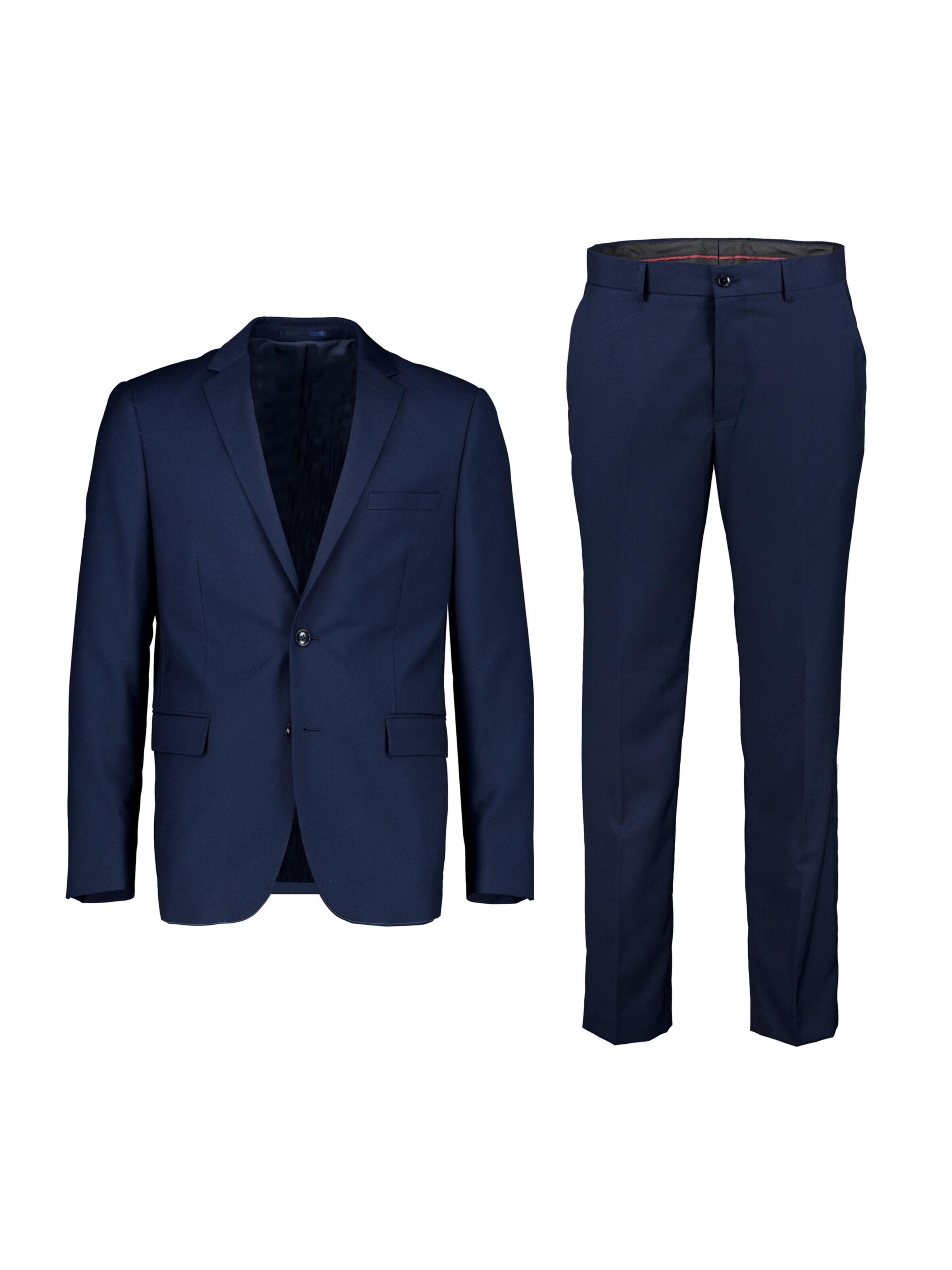 Lindbergh Regular Suit in Blue: front