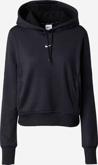 NIKE Sports sweatshirt 'One' in Black / White, Item view