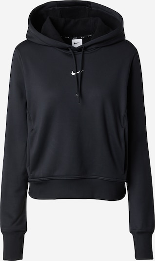 NIKE Sports sweatshirt 'One' in Black / White, Item view